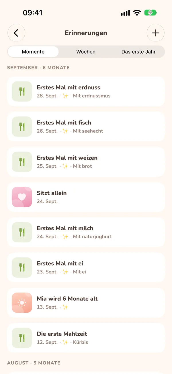 Erste Male