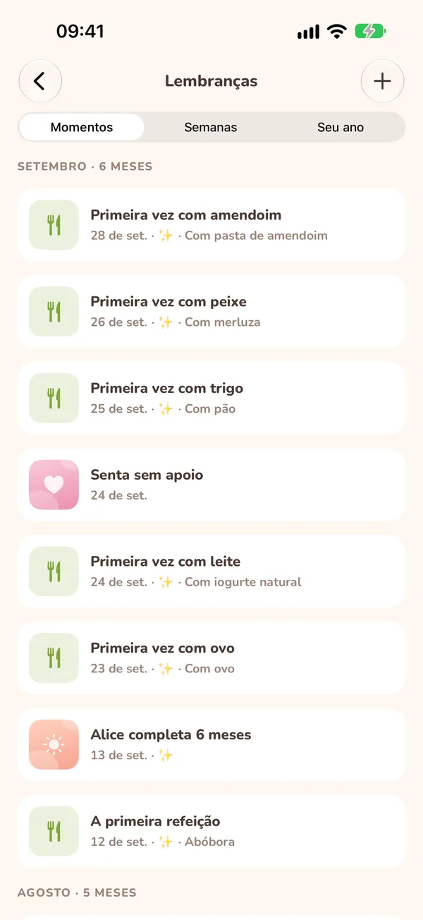 Primeiras vezes